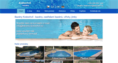 Desktop Screenshot of bazeny-kratochvil.cz
