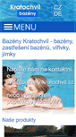 Mobile Screenshot of bazeny-kratochvil.cz
